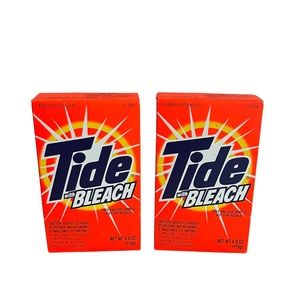 Vintage Tide With Bleach 8oz 1995 And Shout Wipes Towelettes 1996 NEW